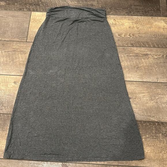 J.Crew Women's Stretchy Jersey Maxi Skirt Gray Size S - Picture 2 of 6